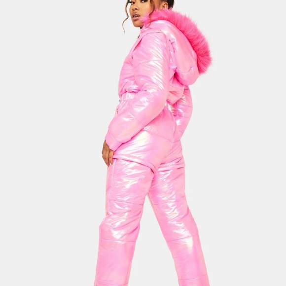 Pink Snowsuit - Picture 3 of 6